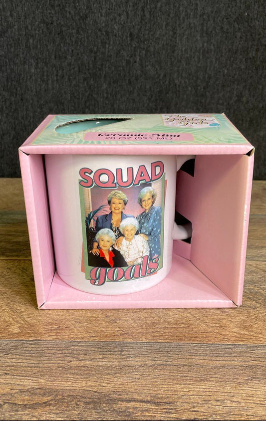 The Golden Girls Squad Goals Ceramic Mug 20 oz ABC Signature New In Box
