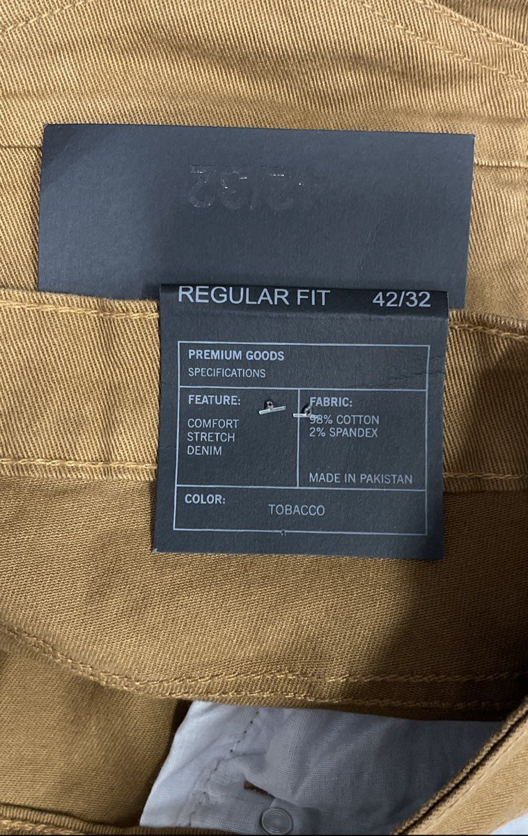 Steve's Jeans Men's Tobacco Comfort Stretch Regular Cargo Pants Sz 42x32 NWT