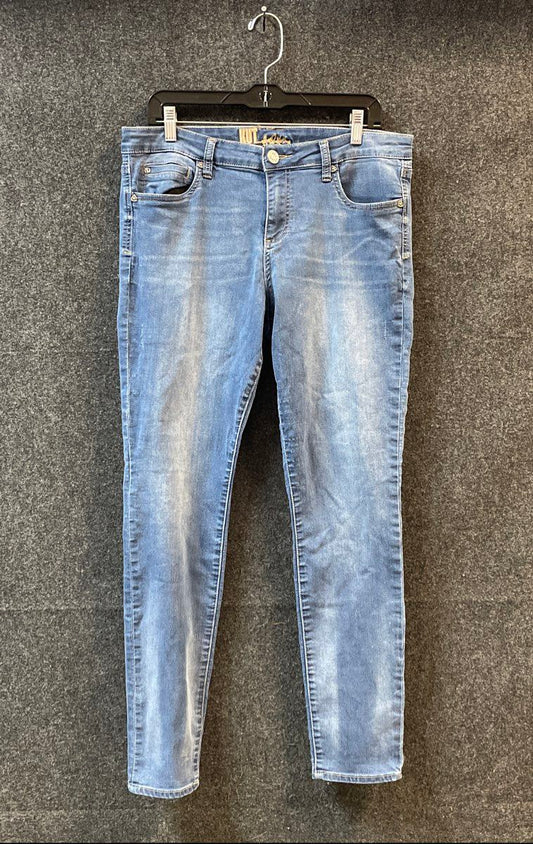 Kut from the Kloth Women's Blue Light Wash Skinny Denim Jeans Sz 14