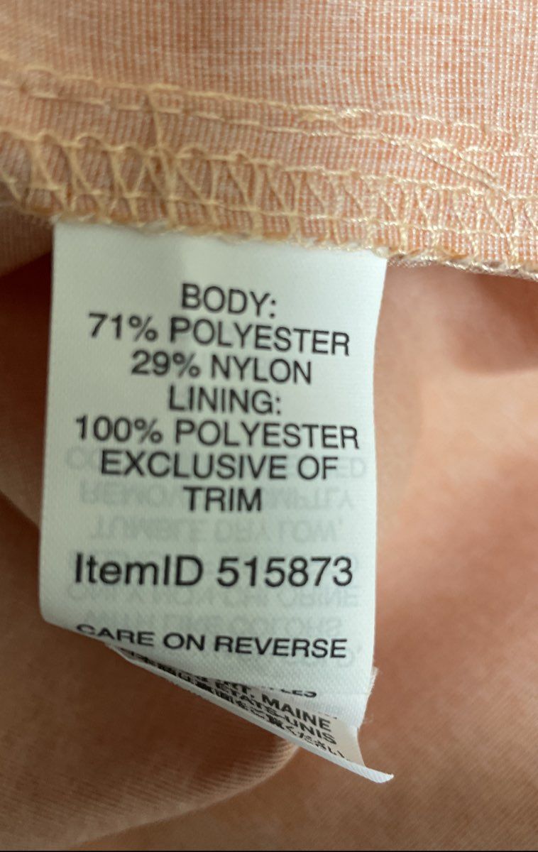 L.L. Bean Women's Tropicwear Utility Long Sleeve Shirt Peach Vented Sz 2X Plus