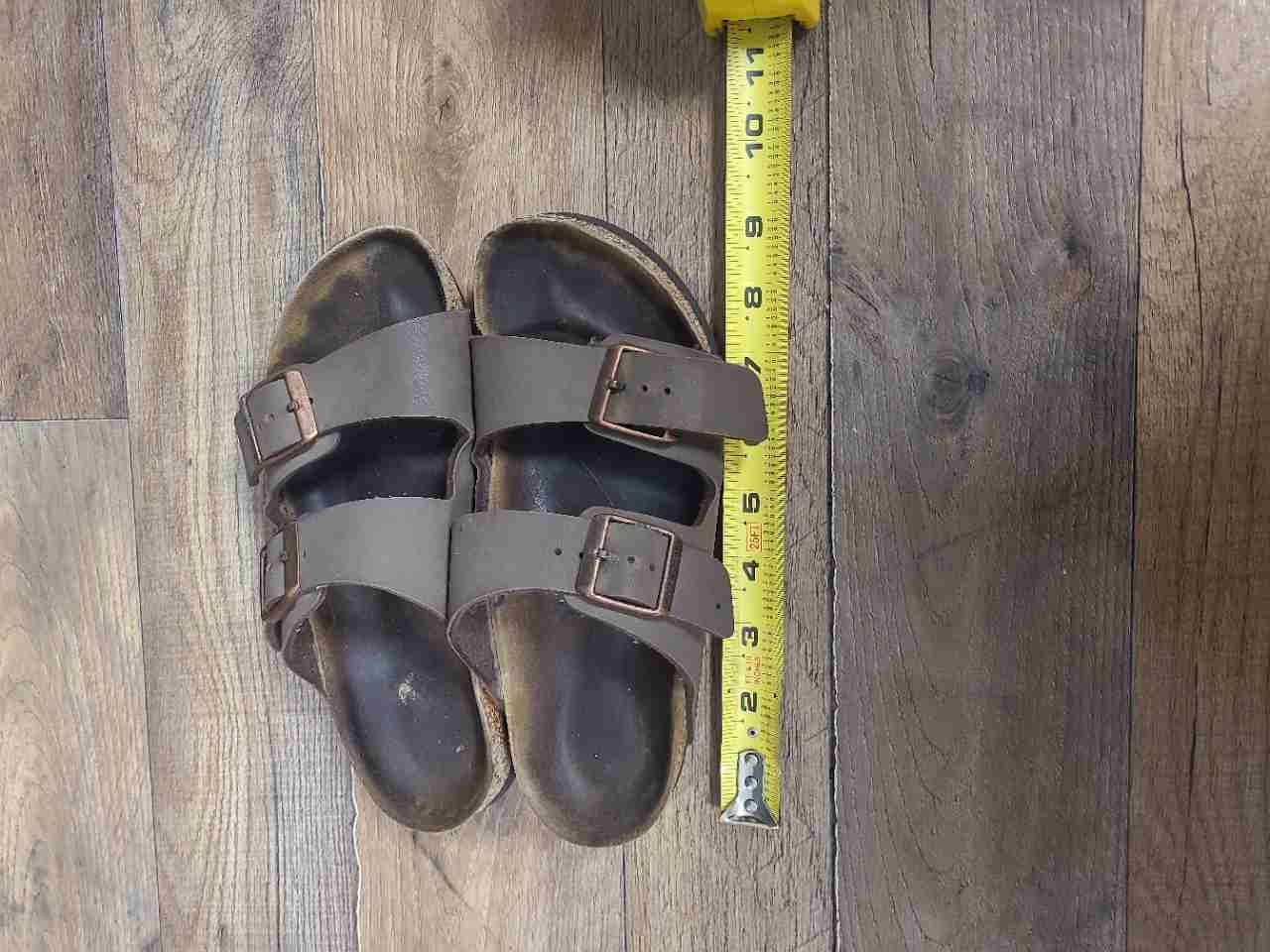 Birkenstock Arizona Mocha Brown Two Strap Comfort Sandals EU 39 Women's 8