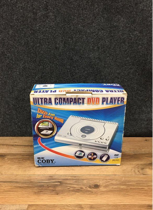 Y2K Coby DVD-287 Compact Top-Loading DVD CD MP3 Player In Original Box