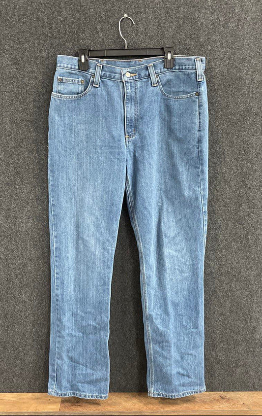 Carhartt Men's Blue Rugged Flex Relaxed Fit Jeans 101483 BD1483-M Sz 36x34