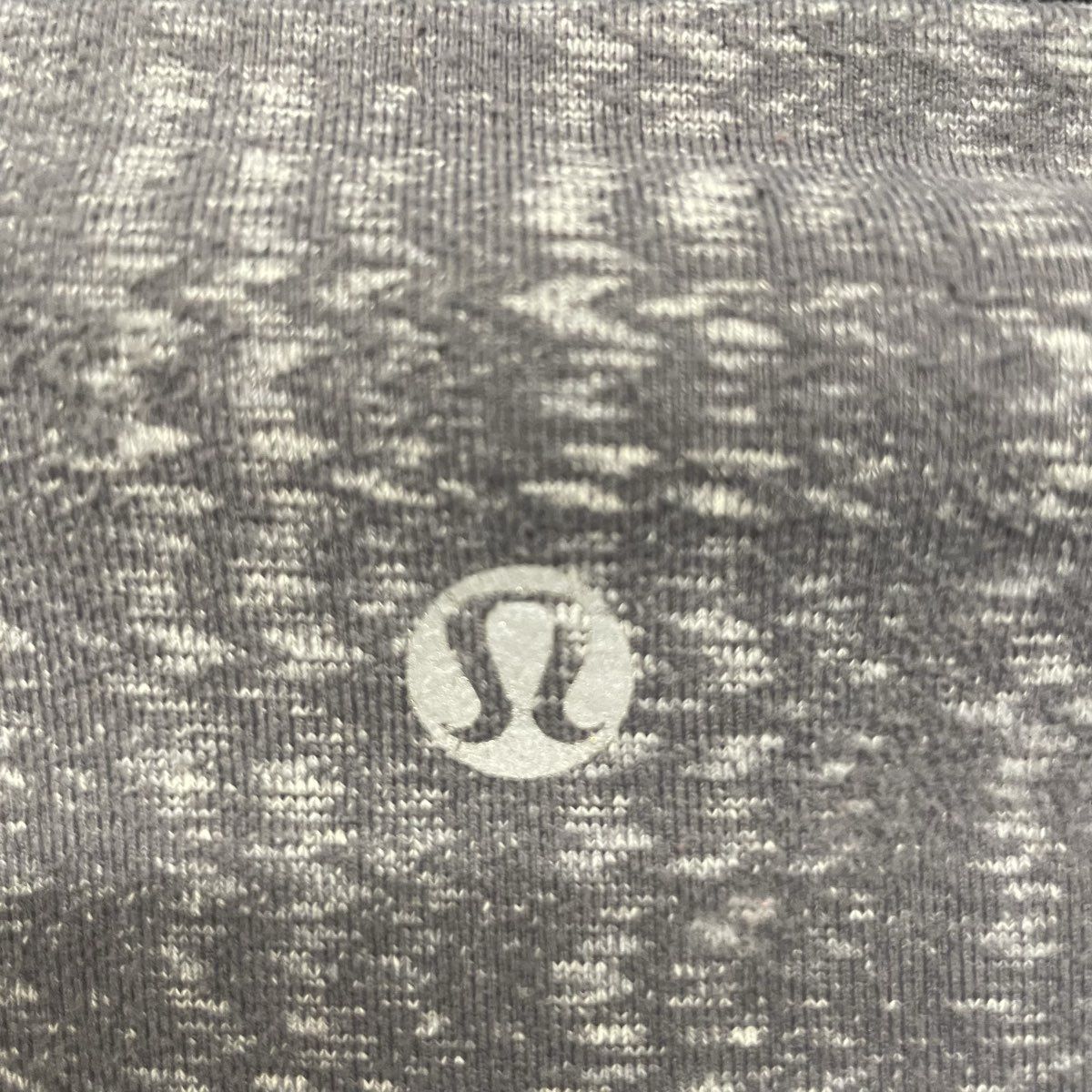 Lululemon Women's Gray White Space Dye Wunder Under High Rise Leggings Sz 6