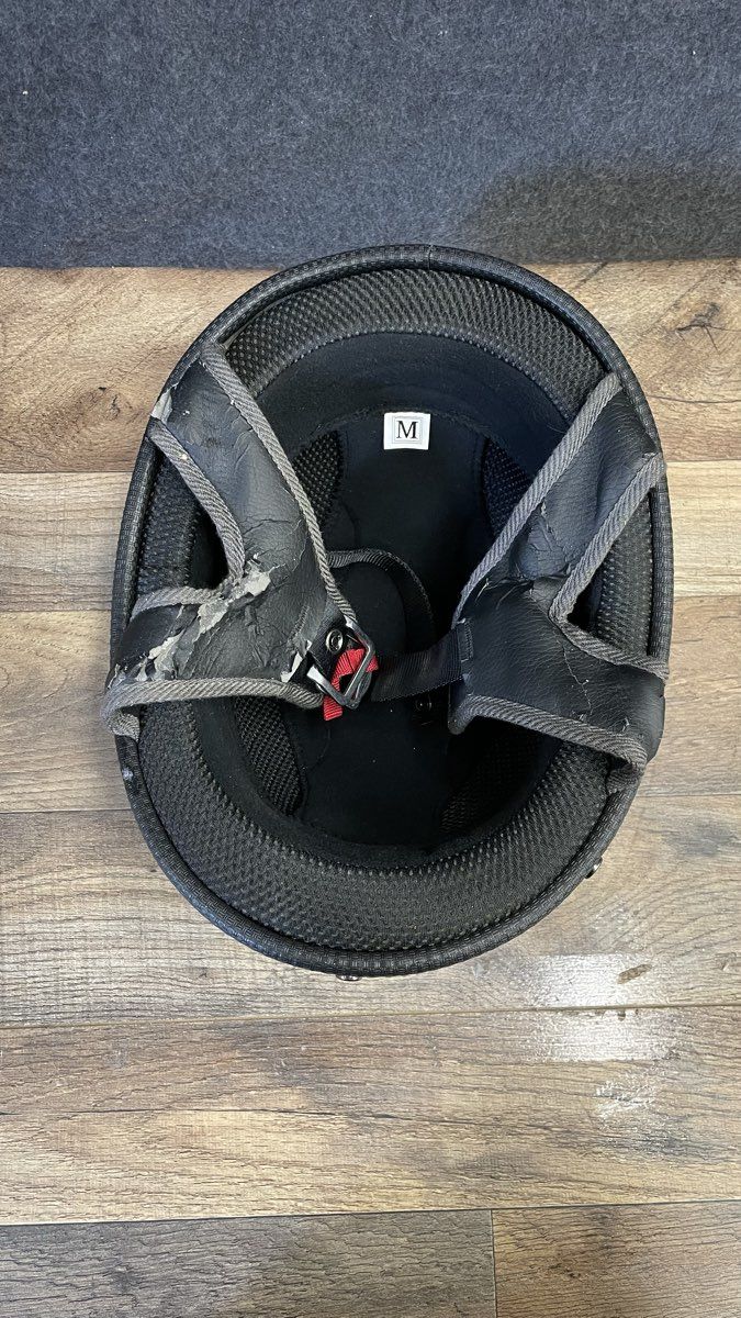Black DOT Helmet - Size Medium