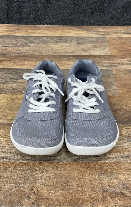 WHITIN Women's Minimalist Barefoot Canvas Sneakers Grey Size 9