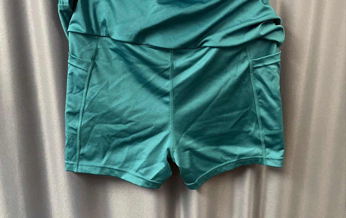 Body Glove Women's Jade Skort Teal Green Athletic Tennis Golf Pockets Sz M