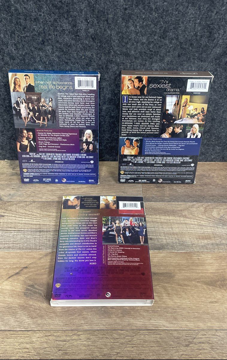 Gossip Girl The Complete Series Seasons 1 2 & 3 DVD Box Set Lot TV Show