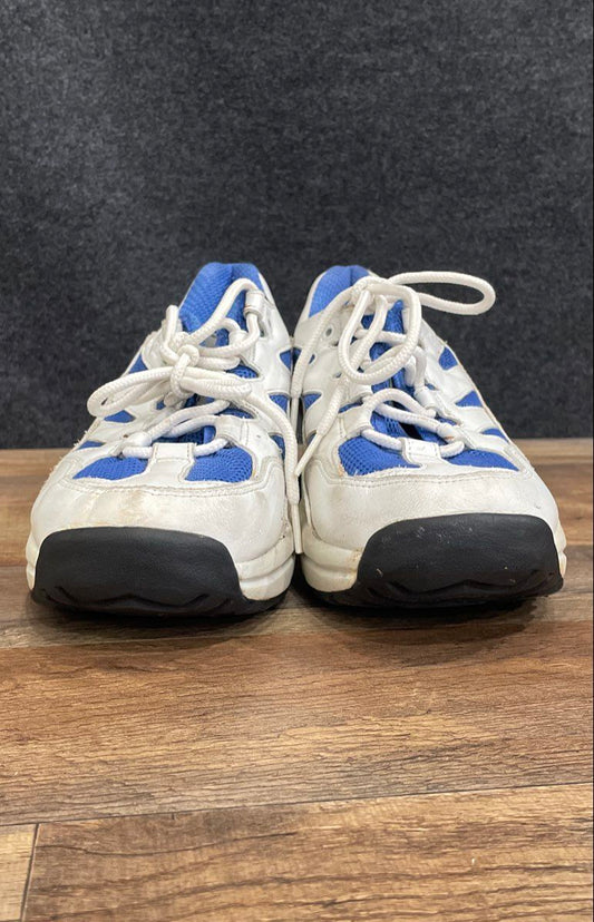 Z-Coil Orthopedic Walking Spring Shoes White Blue Women's Size 9