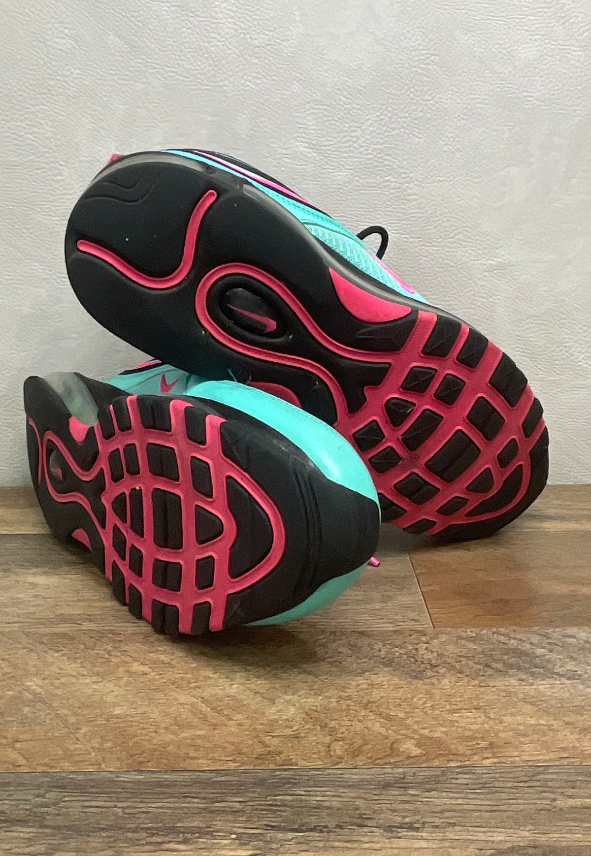 Nike Air Max 97 South Beach Turquoise Pink Black Men's Sneakers Size 10