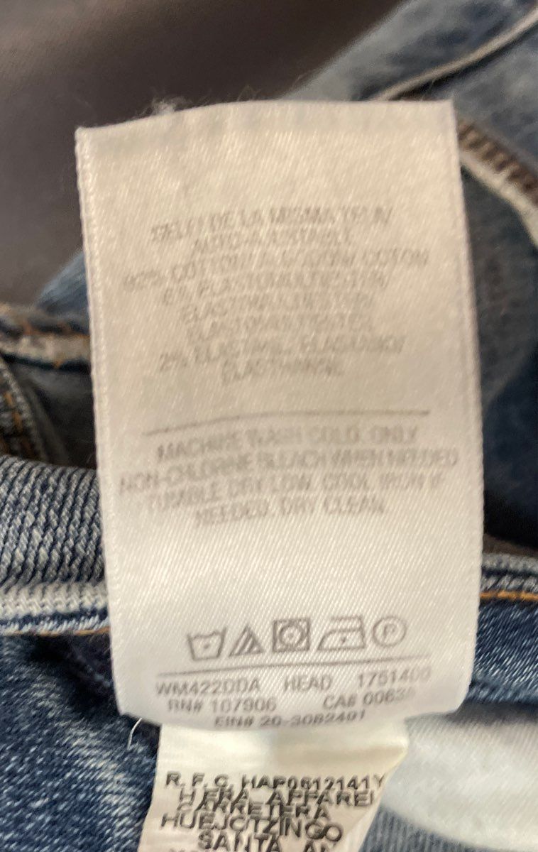 Hudson Women's Beth Baby Boot Skinny Jeans Light Wash Flap Pocket Sz 26
