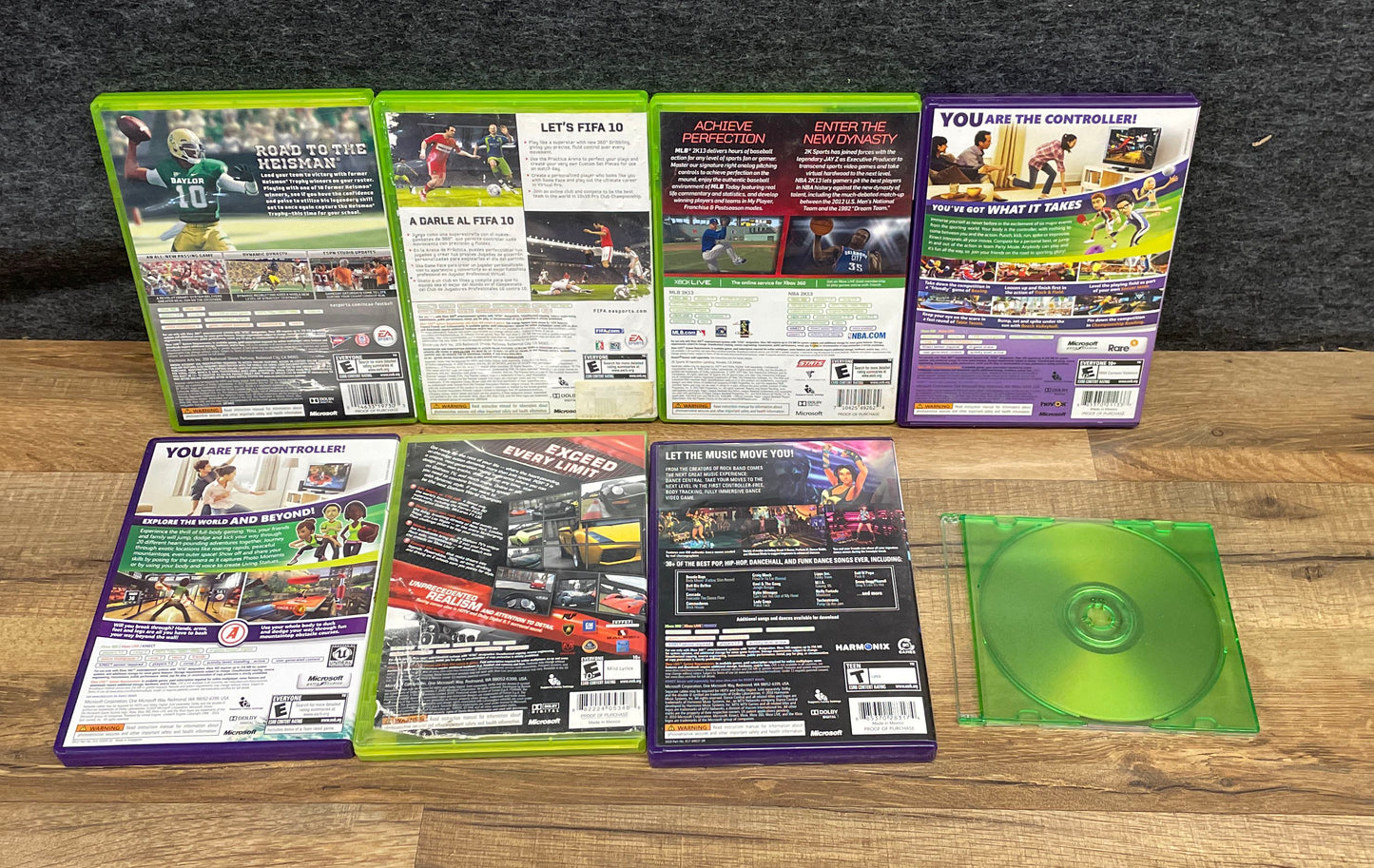Lot of 8 Assorted Xbox 360 Games