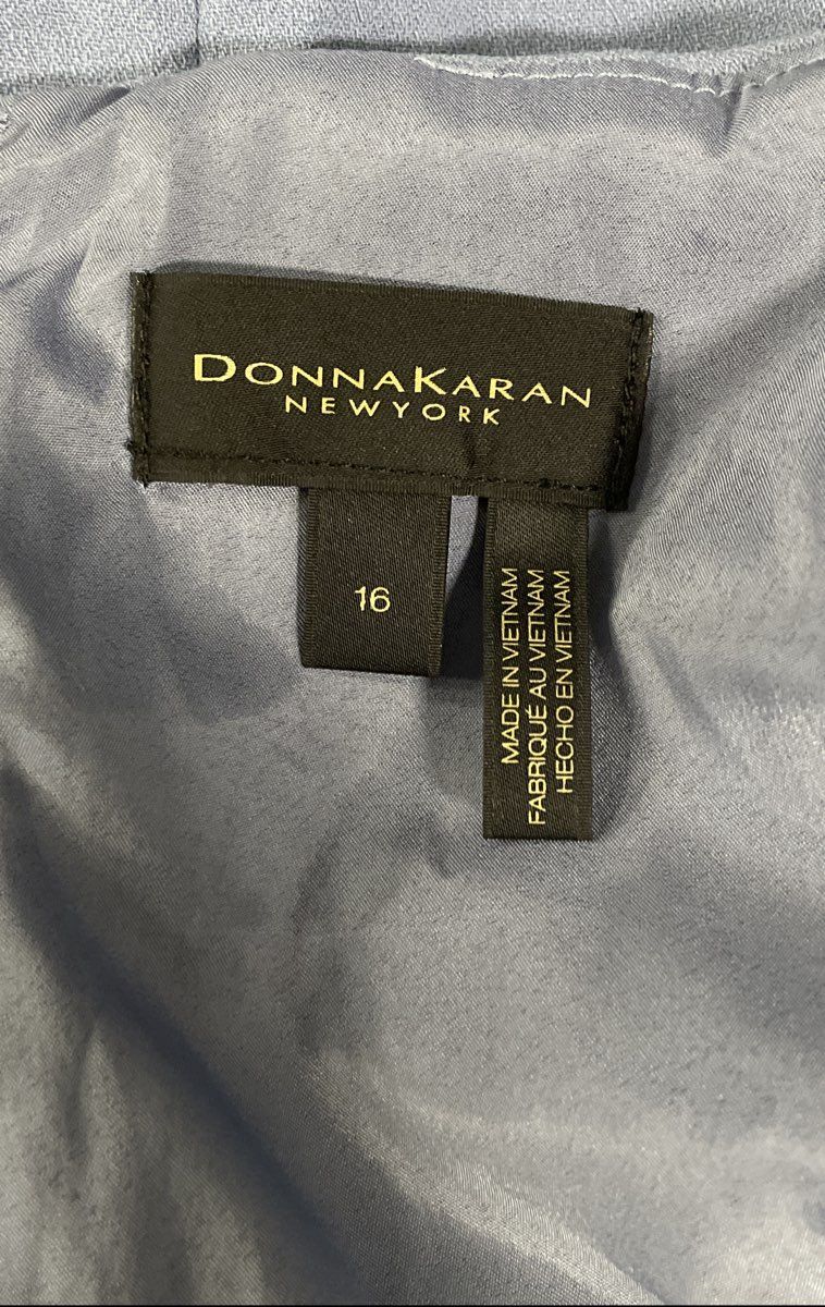 Donna Karan New York Women's Blue Suit Pencil Skirt Size 16 NWT