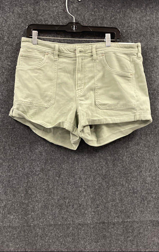 American Eagle Women's Dreamy Drape Easy Shortie Green Low Rise Stretch 12 NWT