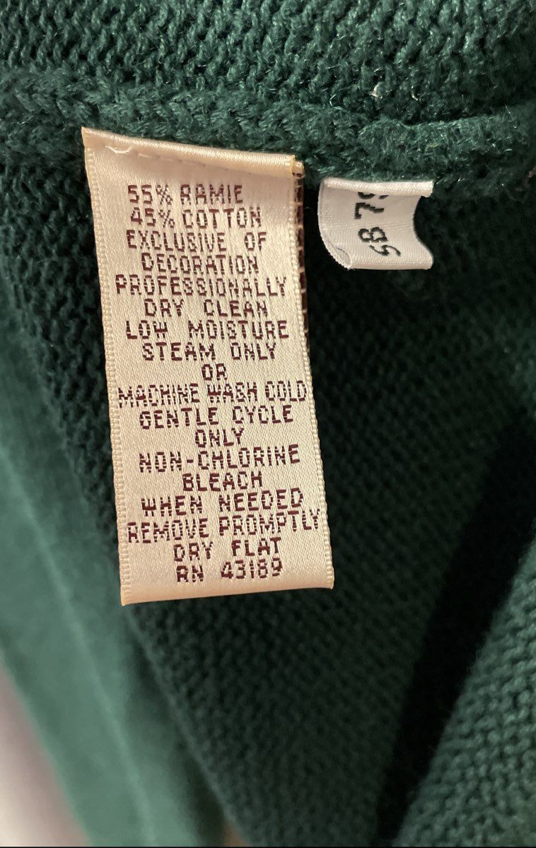 Vintage 90s The Limited Women's Green Embroidered Beaded Holiday Cardigan Sz M/L