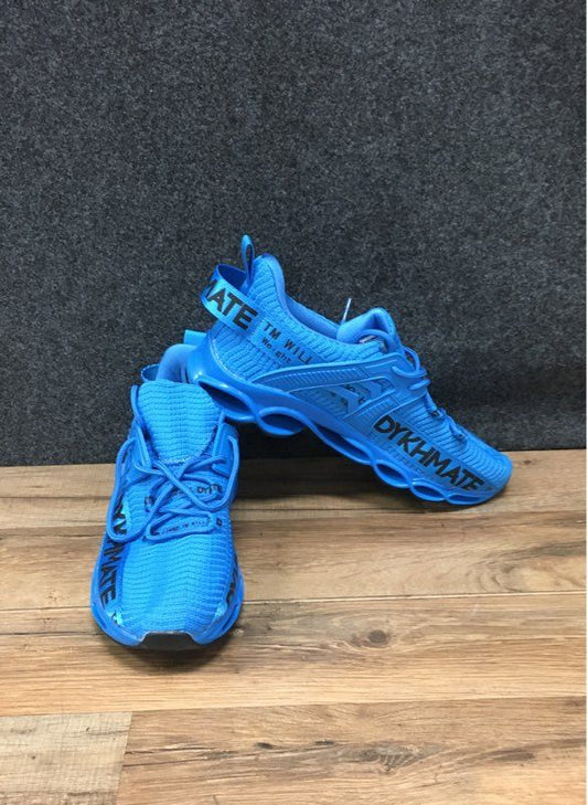 DYKHMATE DM028007 Blue Athletic Running Shoes Sneakers Men's Size 7.5