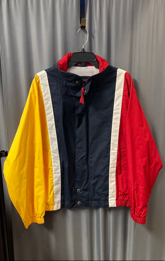 Vintage 90s Members Only Men's Marine Ware Colorblock Nautical Jacket Sz M