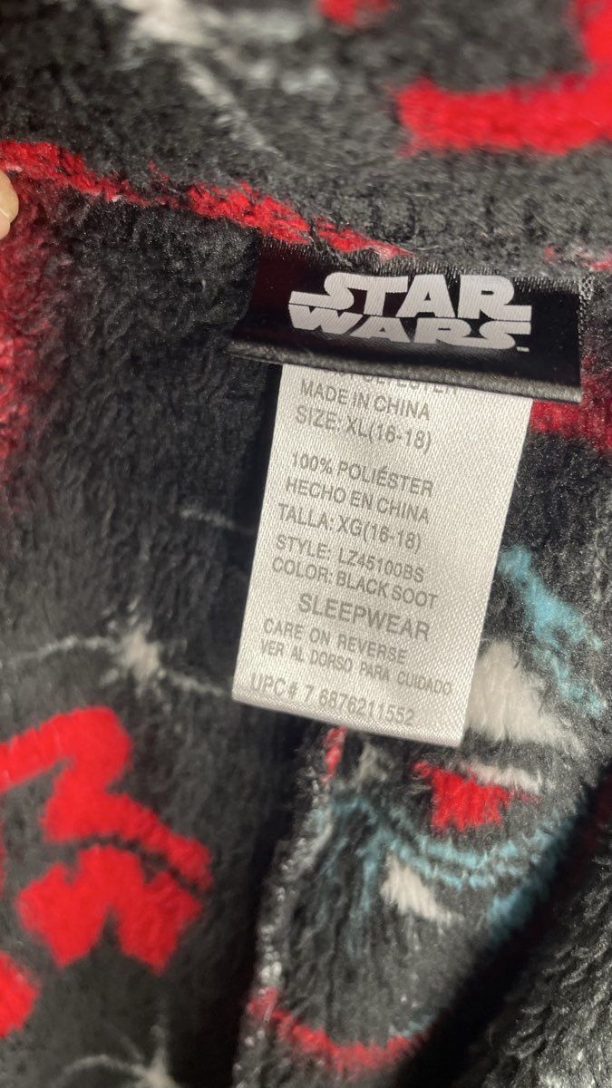 Star Wars Men's Black Fleece Darth Vader Pajama Pants Sleepwear Size XL