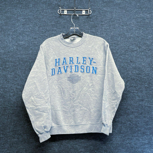 Vintage Y2K Harley-Davidson Seattle WA Big Logo Crewneck Sweatshirt Sz S