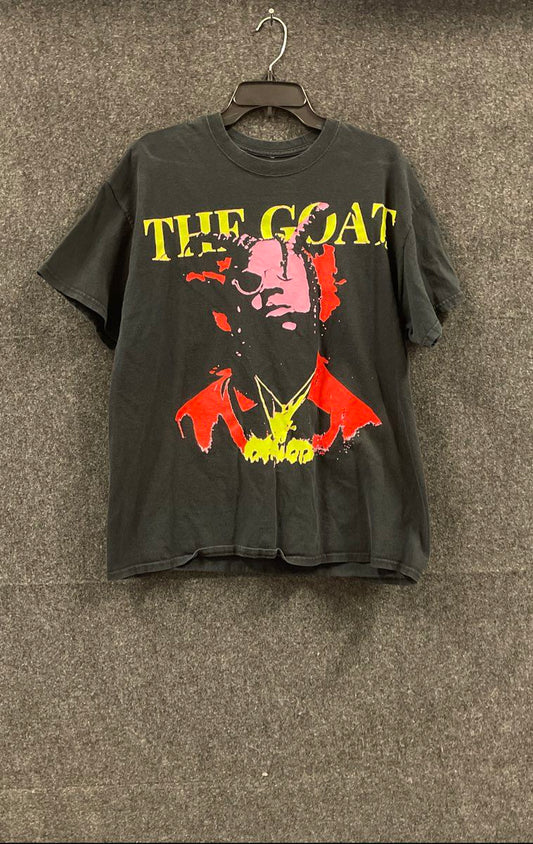 Polo G The Goat Album Merch Men's Graphic T-Shirt Black Faded Sz XL