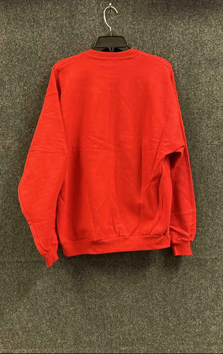 Jerzees Women's Red Vintage 90s Kittens Cats Hearts Sweatshirt NWT Sz L