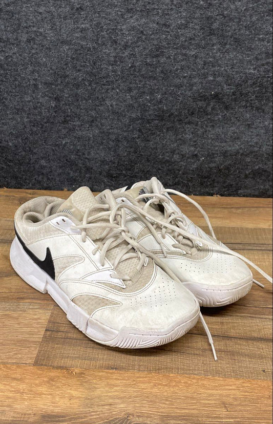 Nike Court Lite 4 White Black Tennis Shoes Size 8.5