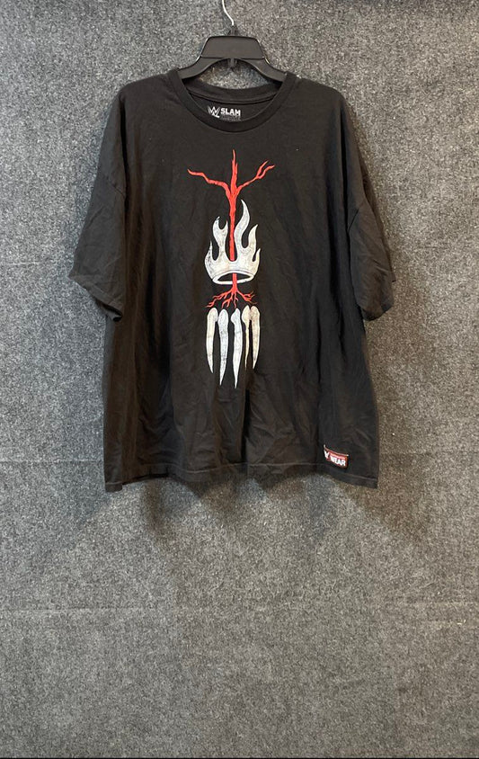 WWE Men's Finn Balor Demon King Slam Crate Graphic T-Shirt Black Sz 3XL