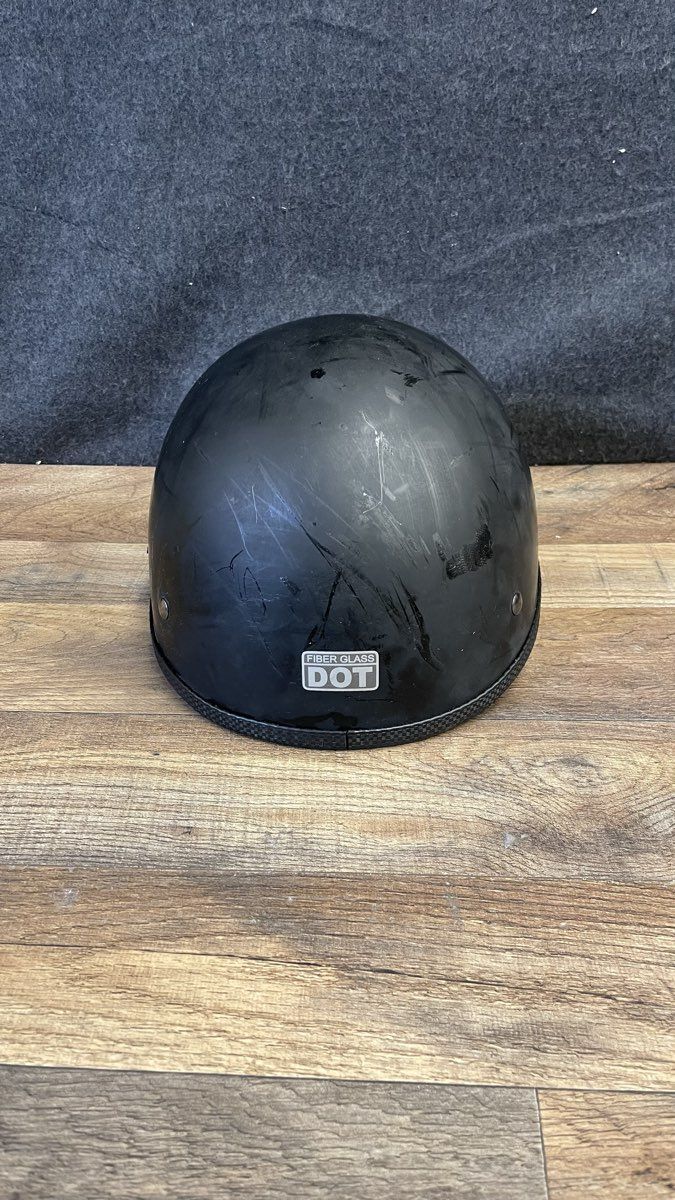 Black DOT Helmet - Size Medium