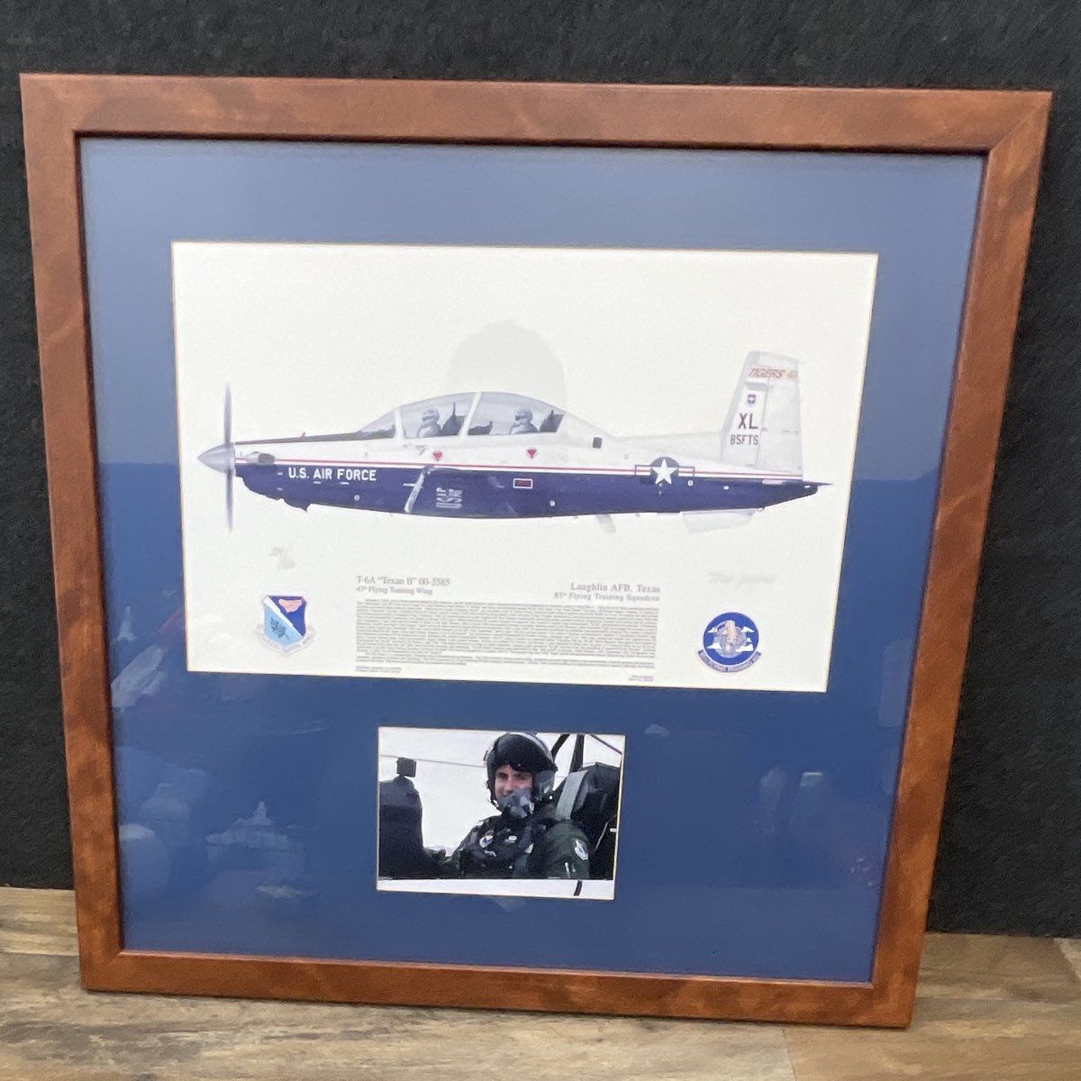 T-6A "Texan II" 05-3585 47th Flying Training Wing Laughlin AFB Texas Autographed