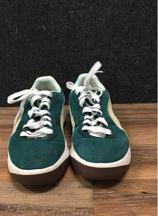 Puma Club II Era Pine Green Cream White Low Top Sneakers Men's Size 8.5