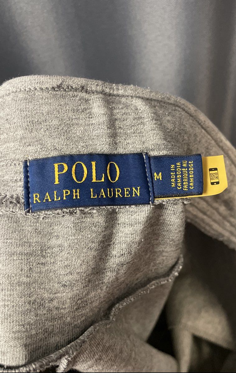 Polo Ralph Lauren Men's Gray Cargo Jogger Sweatpants Pony Logo Sz M