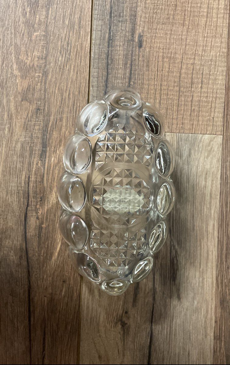 Vintage Crystal Utensil Holder