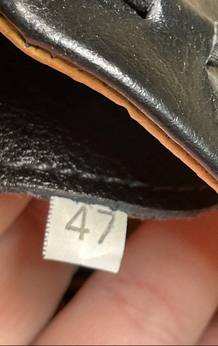 Fashion Black Faux Leather Hand Stitched Zipper Chukka Boots Size EU 47 US 13