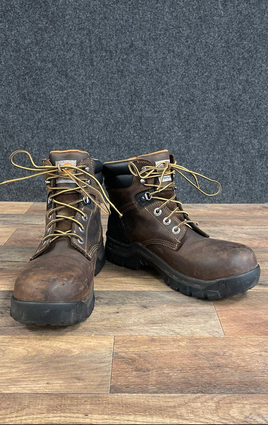 Carhartt Ground Force 6" Composite Toe Dark Brown Work Boots Women's Size 9