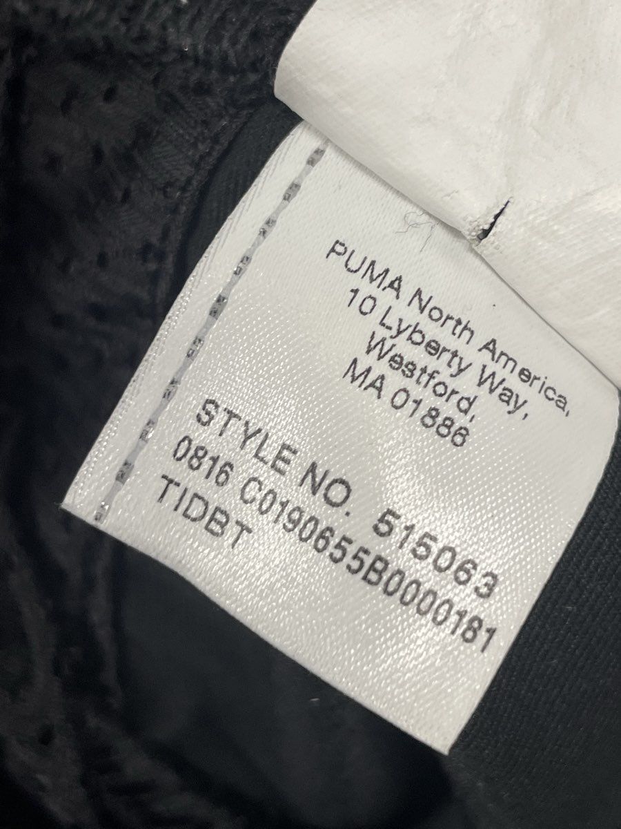 Puma Women's Black Mesh Jogger Pants Perforated Tonal Logo Sz XS