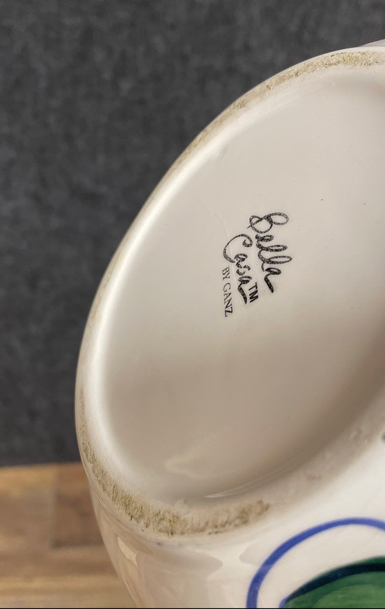 Bella Casa Ceramic Glazed Pitcher