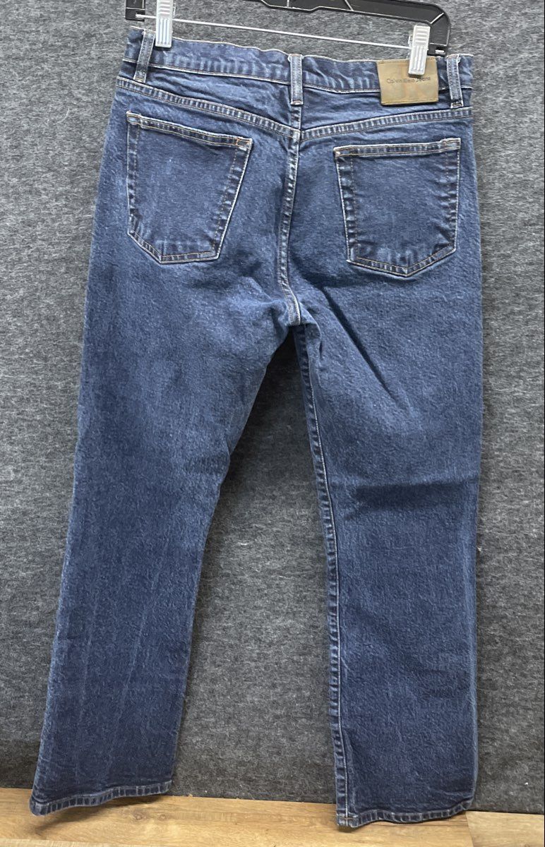 Calvin Klein Women's Blue Denim Jeans Five Pocket Cotton Stretch Size 11
