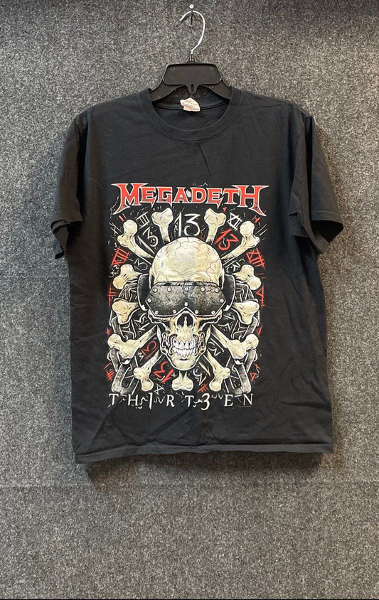 Megadeth 2012 TH1RT3EN Tour T-Shirt Official Merchandise Anvil Sz M