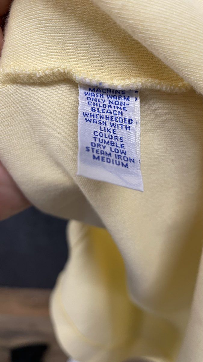 Polo Ralph Lauren Men's Polo Shirt Yellow Short Sleeve Vintage 90s Sz XXL