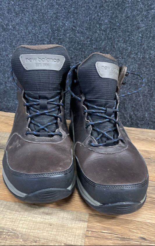 New Balance 1400v1 Dark Brown Waterproof Leather Walking Boots Men's Size 11 6E