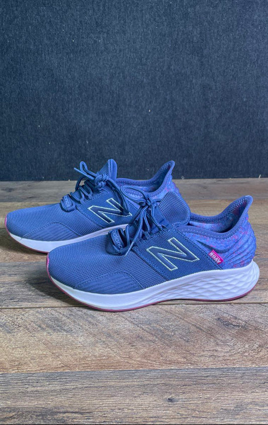 New Balance Fresh Foam Roav V1 Women's Blue Purple Pink Running Shoes Size 8 D