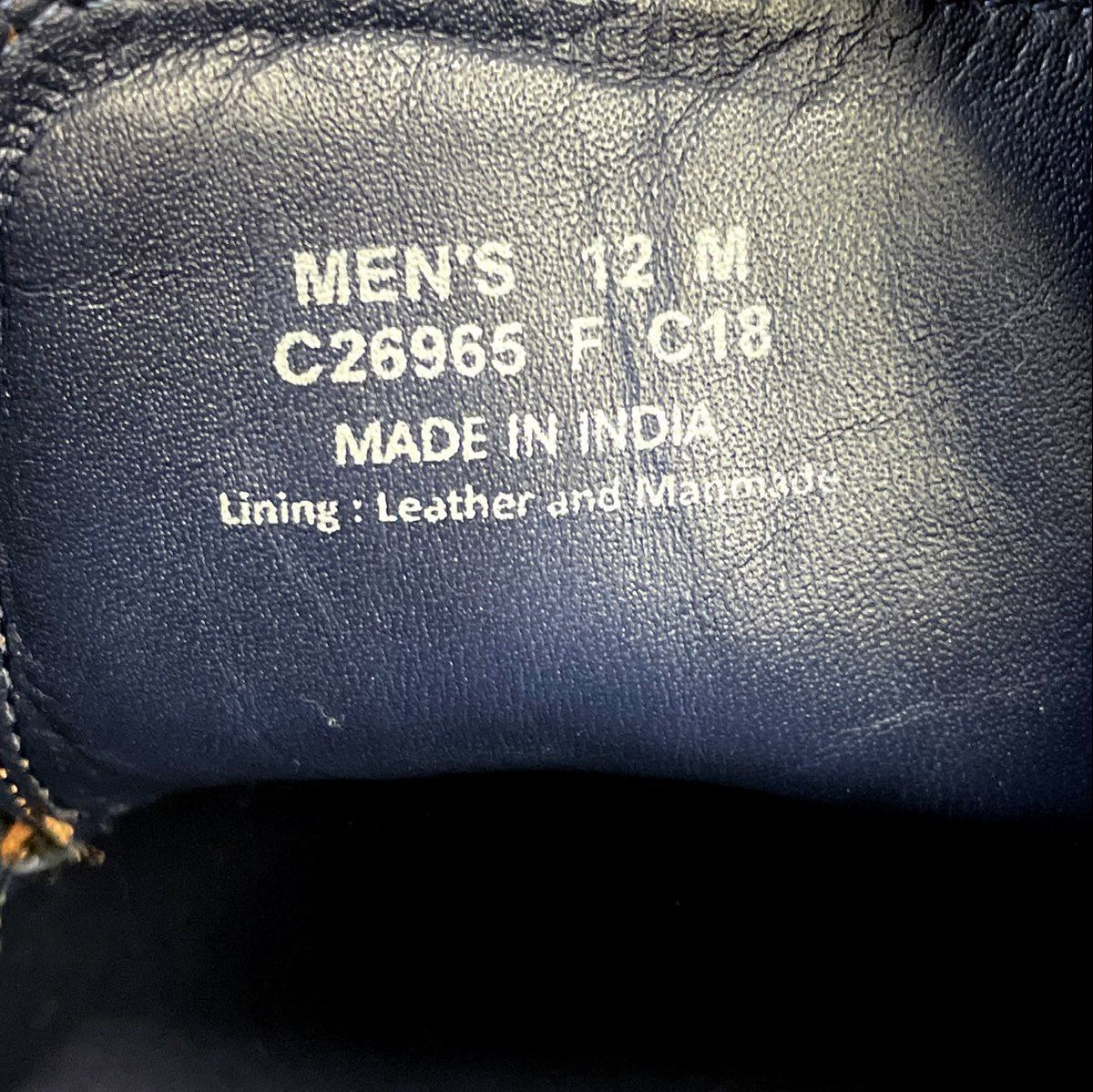 Cole Haan Tan Leather Single Monk Strap Dress Shoes Men's Size 12