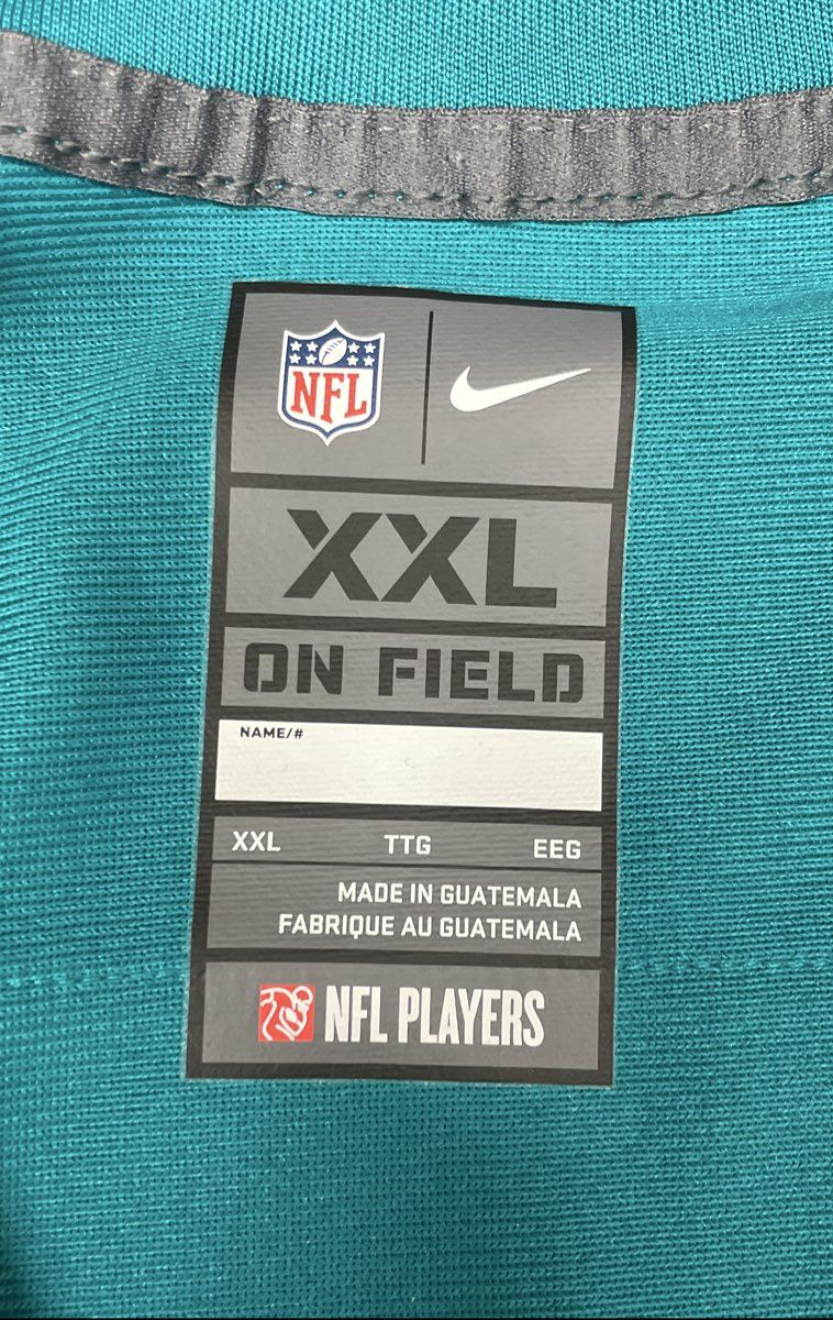 Nike Men's Miami Dolphins Tua Tagovailoa Aqua NFL On Field Game Jersey Sz XXL