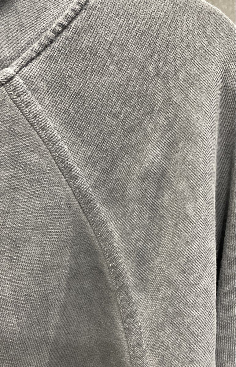 Harley-Davidson Genuine Motorclothes Grey Acid Wash Logo Hoodie Sz 2XL
