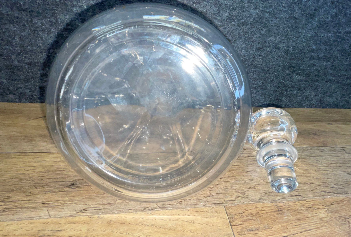 Cristal France, Genuine 24% Lead Crystal Decater w/ Stopper