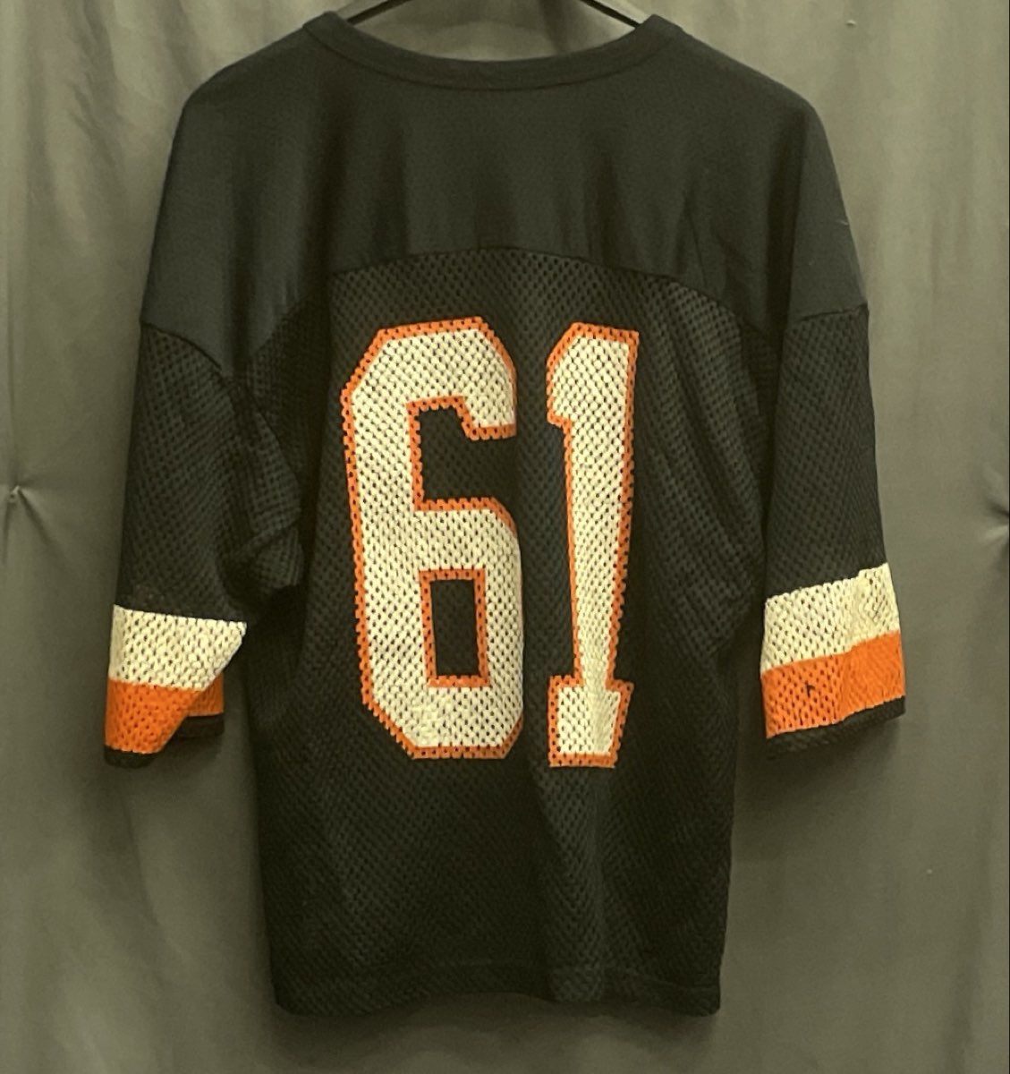 Vintage 80s Champion Athletic House Jayem #61 Football Jersey Made in USA Sz L