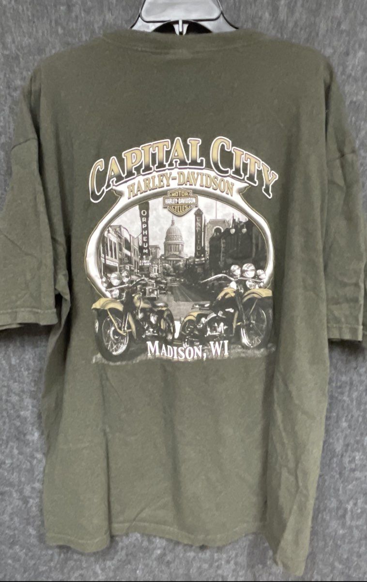 Multi Harley Davidson T-shirt - Size 2XL