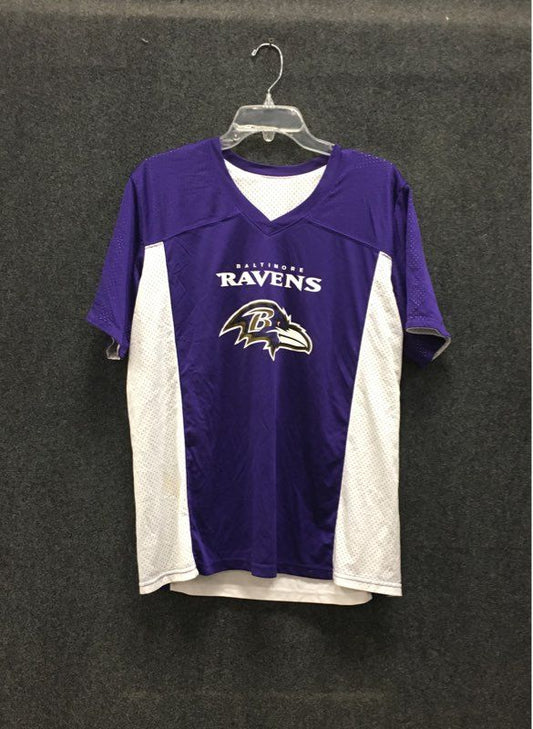 Augusta Sportswear Men's Baltimore Ravens Reversible NFL FLAG Jersey Purple M
