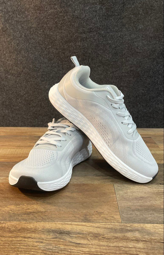 Muuv Grey Mesh Lightweight Athletic Running Tennis Shoes Size EUR 40