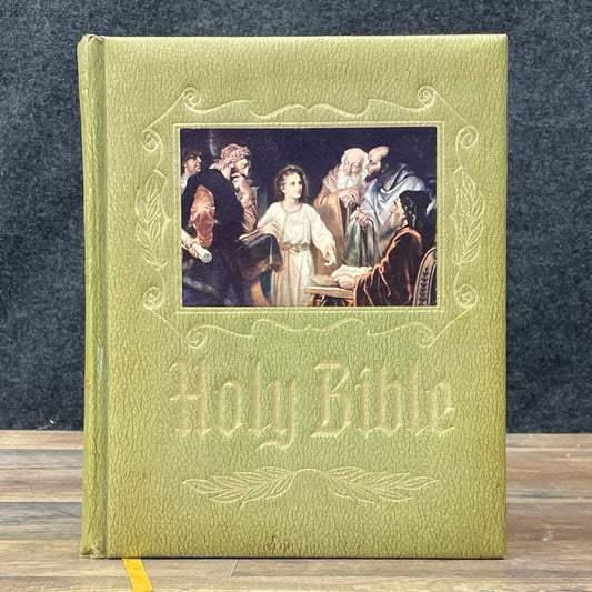 1964 Heirloom Bible KJV Master Reference Edition Red Letter Vintage Family